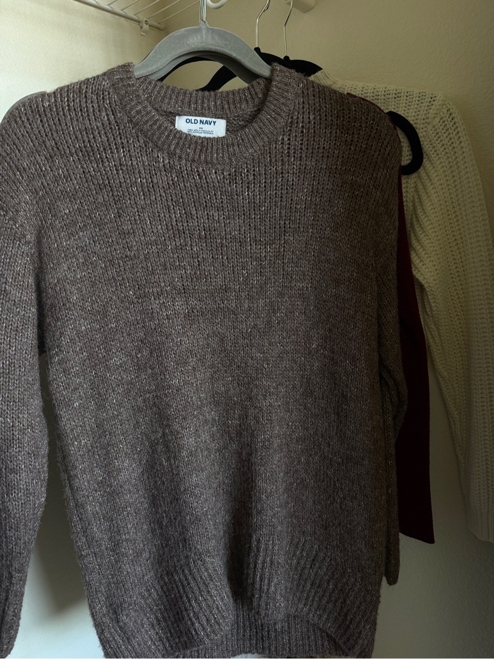 Old Navy woman’s Brown Crewneck Sweater